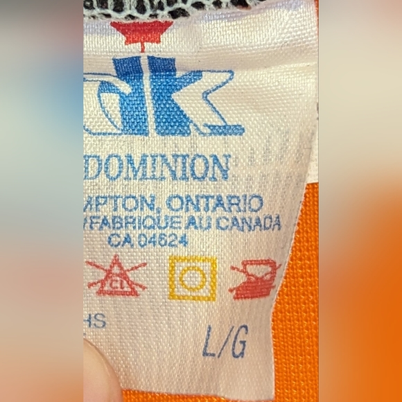 Orange Soccer Jersey (#7) - Youth Size Large - Picture 2 of 3